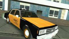 Chevrolet Impala 1986 Taxi Cab pour GTA San Andreas