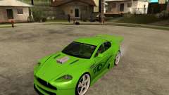 Aston Martin Vantage V8 - Green SHARK TUNING! pour GTA San Andreas