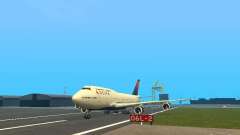 Boeing 747-400 Delta Airlines für GTA San Andreas