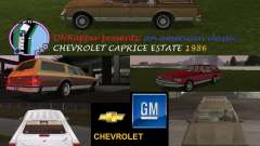 Chevrolet Caprice Estate 1986 pour GTA Vice City