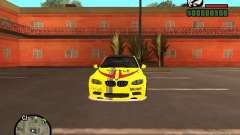 BMW M3 jaune pour GTA San Andreas