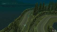 L'itinéraire du rallye pour GTA San Andreas