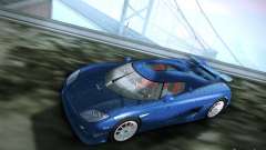 Turquoise Koenigsegg CCXR Edition pour GTA San Andreas