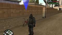 Stalker Söldner in Maske für GTA San Andreas