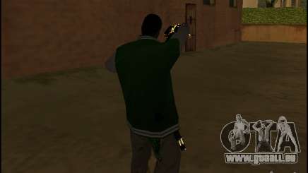 Waffe in einer hand für GTA San Andreas