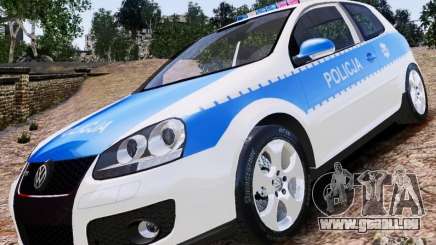 Volkswagen Golf V Polish Police für GTA 4