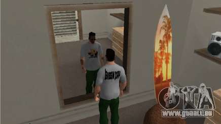 Grüne Tag T-shirt für GTA San Andreas