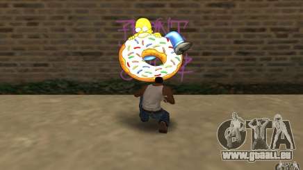 Homer Graffiti Mod für GTA San Andreas