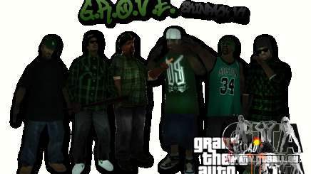 Grove Street Skin Pack für GTA San Andreas