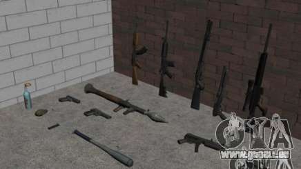 Armes de GTA IV pour GTA San Andreas