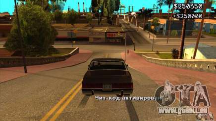 God car mod pour GTA San Andreas