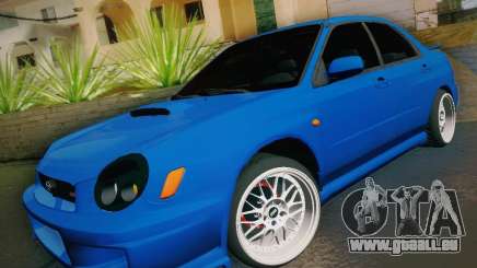 Subaru Impreza WRX STI turquoise pour GTA San Andreas