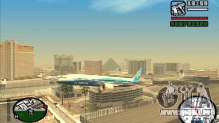 Boeing 787 Dreamlinear für GTA San Andreas