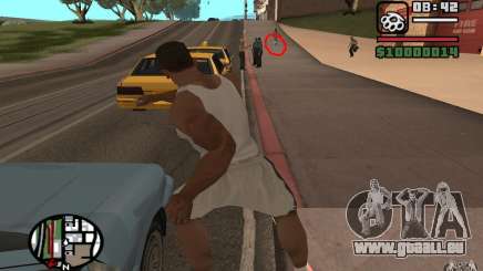 Lancer de couteaux pour GTA San Andreas