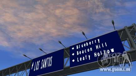 Road Signs v1. 1 für GTA San Andreas