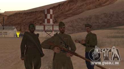 WORLD WAR II sowjetischer Soldat-Haut für GTA San Andreas