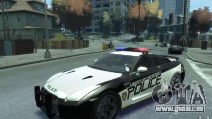 Nissan GT-R R35 Police für GTA 4