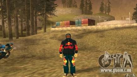 Red Bull Clothes v1.0 für GTA San Andreas