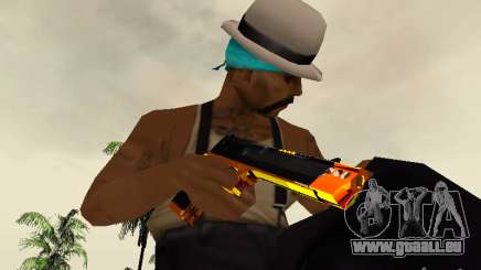 Black and Yellow weapons pour GTA San Andreas