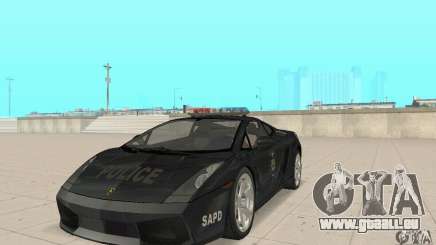 Lamborghini Gallardo Police für GTA San Andreas