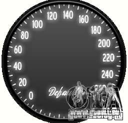 Tachometer IV (2 Skins) für GTA 4