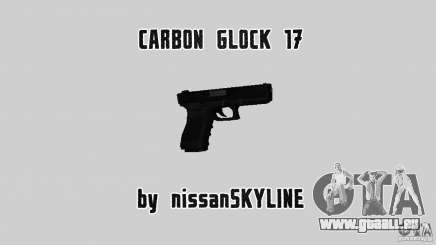 Carbon Glock 17 für GTA San Andreas