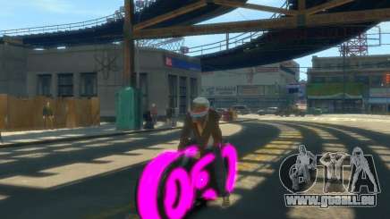 Moto du trône (néon rose) pour GTA 4