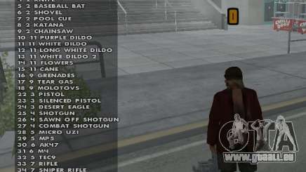 Weapon hacks pour GTA San Andreas