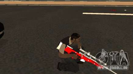 White Red Gun für GTA San Andreas