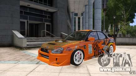 Subaru Impreza WRX STi GDB Team Orange pour GTA 4