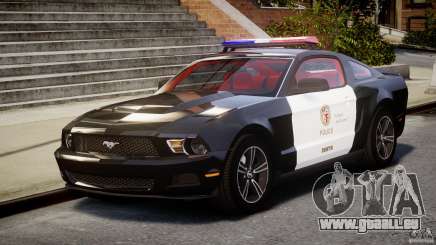 Ford Mustang V6 2010 Police v1.0 für GTA 4