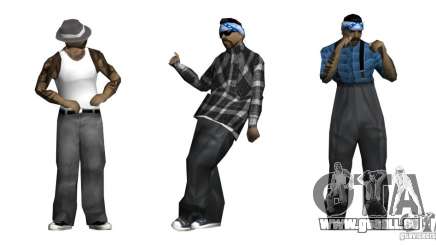 Neue Skin Pack für Rifa gang für GTA San Andreas