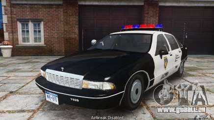 Chevrolet Caprice 1991 Police pour GTA 4