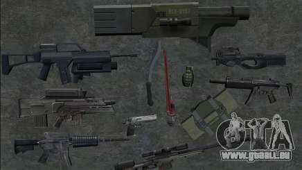FarCry weapone pour GTA San Andreas
