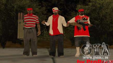 Nouveaux skins de The Los Aztecas Gang pour GTA San Andreas