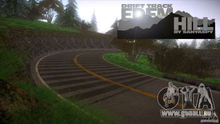 Edem Hill Drift Track für GTA San Andreas