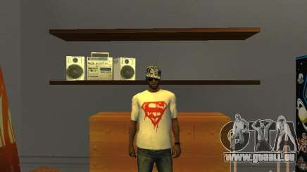 Superman t-shirt für GTA San Andreas
