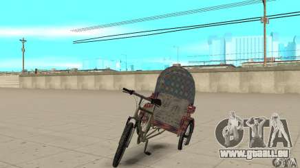 Manual Rickshaw v2 Skin5 pour GTA San Andreas