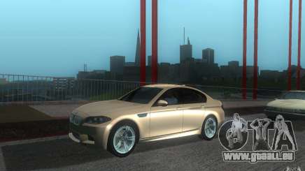 2012 BMW M5 silver pour GTA San Andreas