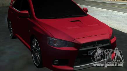 Mitsubishi Lancer Evolution X MR1 v2.0 für GTA San Andreas