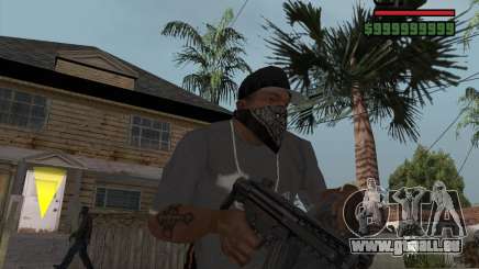New MP5 (Submachine gun) pour GTA San Andreas