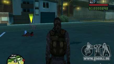 Mercenaire de Stalker dans le nouveau kombeze pour GTA San Andreas