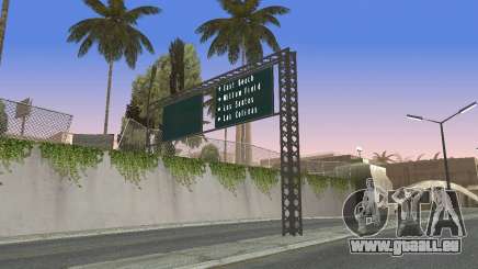 Road Signs v1. 0 für GTA San Andreas