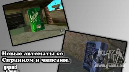 Neue Texturen für Maschinen für GTA San Andreas