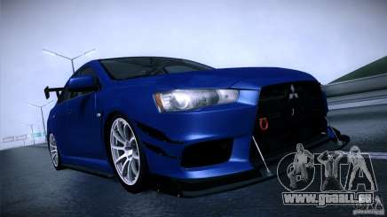 Mitsubishi Lancer Evolution X Tunable pour GTA San Andreas