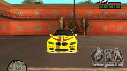 BMW M3 jaune pour GTA San Andreas