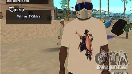 Un t-shirt avec une photo de Michael Jackson pour GTA San Andreas