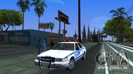 Ford Crown Victoria 2009 New York Police für GTA San Andreas