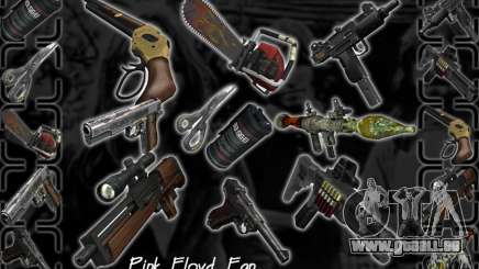 Große Packung von Waffen für GTA San Andreas