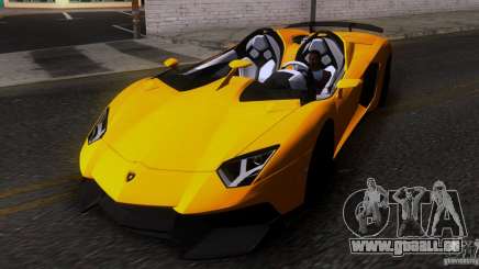 Lamborghini Aventador J TT Black Revel pour GTA San Andreas